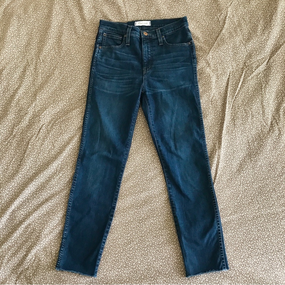 Madewell 10" High-Rise Skinny Crop Jeans Size 25